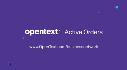 OpenText Active Orders<br>サプライチェーンの可視化